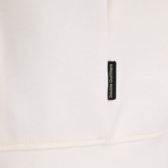Double Outfitters MTOP-1160 Sweat à capuche zippé Blanc - Sweatshirts & hoodies - Sweatshirts/Hoodies grande taille homme
