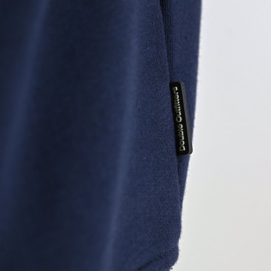 Double Outfitters MTOP-1163 Sweat-shirt col zippé Bleu marine - Sweatshirts & hoodies - Sweatshirts/Hoodies grande taille homme