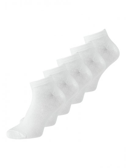 Jack & Jones Basic Socquettes en bambou Blanc lot de 5 - Sous-vêtements & bain - Sous-vêtements Grande Taille