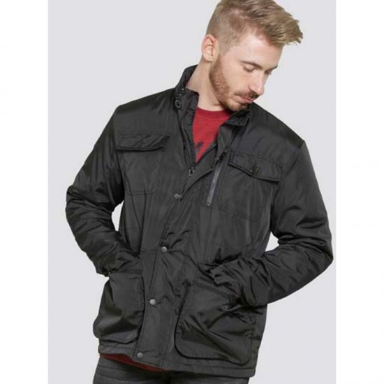 D555 Brentford Jacket Black - Vestes - Vestes homme grandes tailles