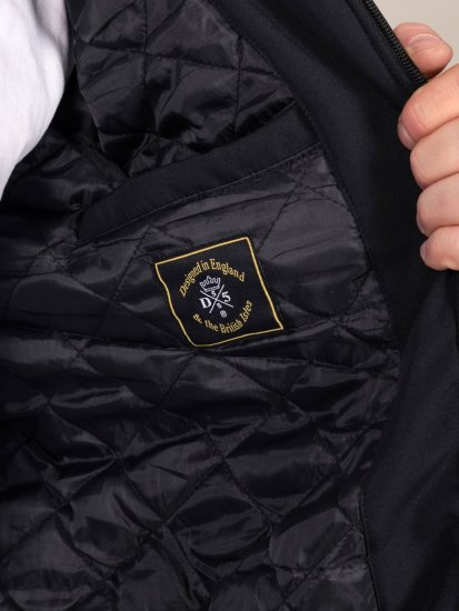 D555 Jamie Soft Shell Detachable Hood Padded Jacket Noir TALL - TALL vestes - Vestes coupe TALL pour hommes grands