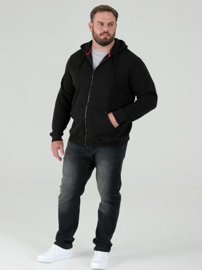 D555 Cantor Hoodie Black - Sweatshirts & hoodies - Sweatshirts/Hoodies grande taille homme