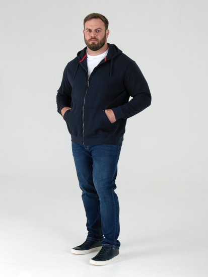 D555 Cantor Hoodie Navy - Sweatshirts & hoodies - Sweatshirts/Hoodies grande taille homme