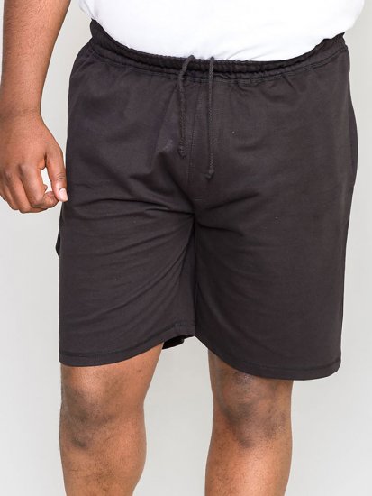 D555 John "Lightweight" Jog shorts Black - Pantalons/shorts de survêtement - Survêtement/jogging grandes tailles