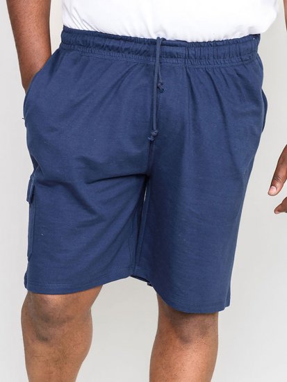 D555 John "Lightweight" Jog shorts Navy - Pantalons/shorts de survêtement - Survêtement/jogging grandes tailles