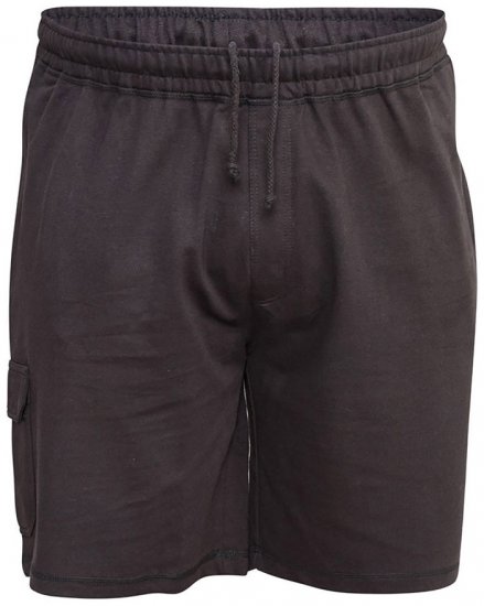 D555 John "Lightweight" Jog shorts Black - Pantalons/shorts de survêtement - Survêtement/jogging grandes tailles