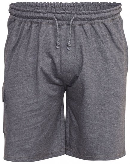 D555 John "Lightweight" Jog shorts Grey - Pantalons/shorts de survêtement - Survêtement/jogging grandes tailles