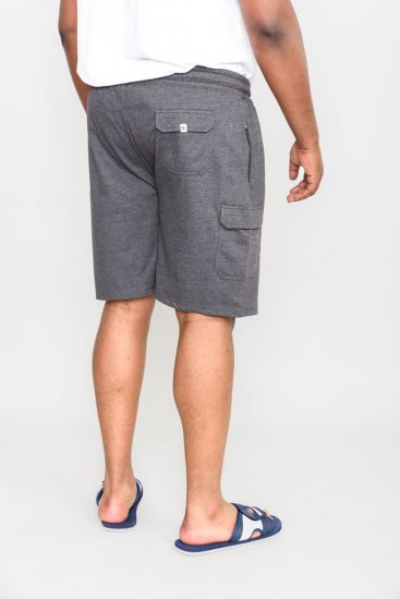 D555 John "Lightweight" Jog shorts Grey - Pantalons/shorts de survêtement - Survêtement/jogging grandes tailles