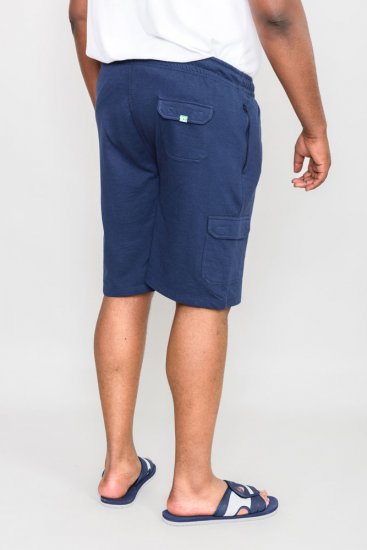D555 John "Lightweight" Jog shorts Navy - Pantalons/shorts de survêtement - Survêtement/jogging grandes tailles