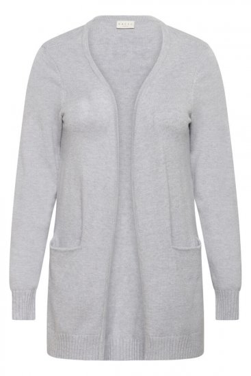 Kaffe Curve Alianna Knit Cardigan Grey - Kaffe Curve - 