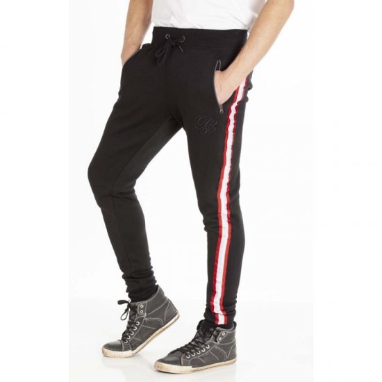 D555 Virginia Sweatpants Black - Pantalons/shorts de survêtement - Survêtement/jogging grandes tailles