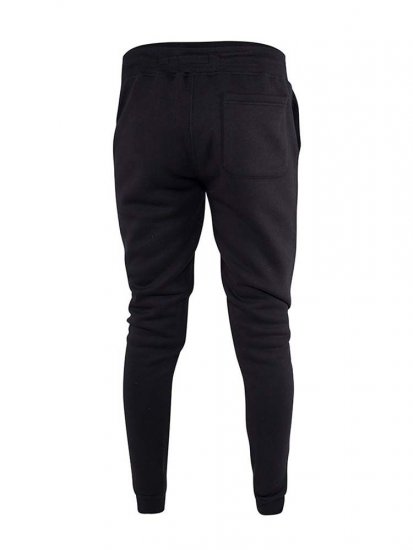 D555 Brandon Sweatpants with Tapered leg Black - Pantalons/shorts de survêtement - Survêtement/jogging grandes tailles