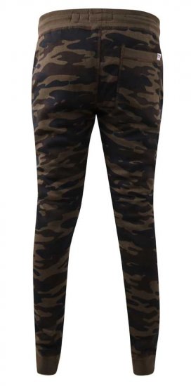 D555 Lambeth AOP Camo Cuffed Sweatpants - Pantalons/shorts de survêtement - Survêtement/jogging grandes tailles