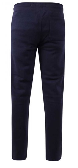 D555 Chilworth Open Hem Jogger Navy - Pantalons/shorts de survêtement - Survêtement/jogging grandes tailles