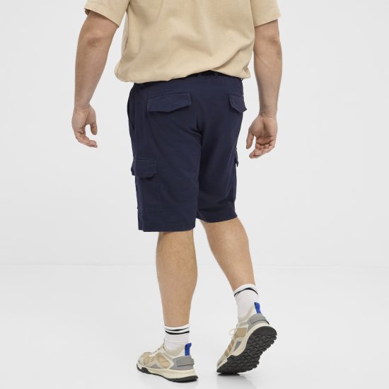 North Latitude 51133 short cargo bleu marine - Shorts - Shorts hommes grande taille