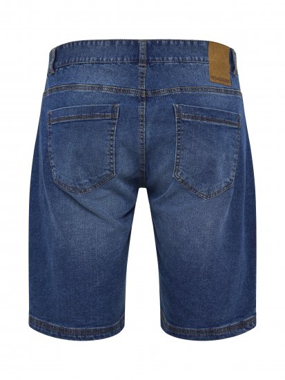 North Latitude 51336 short denim bleu - Shorts - Shorts hommes grande taille