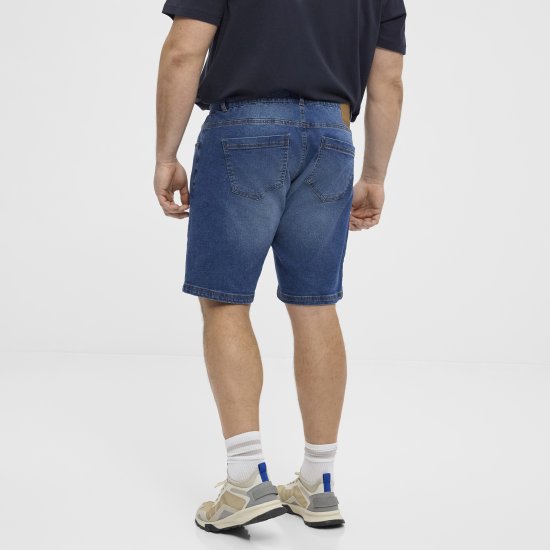 North Latitude 51336 short denim bleu - Shorts - Shorts hommes grande taille
