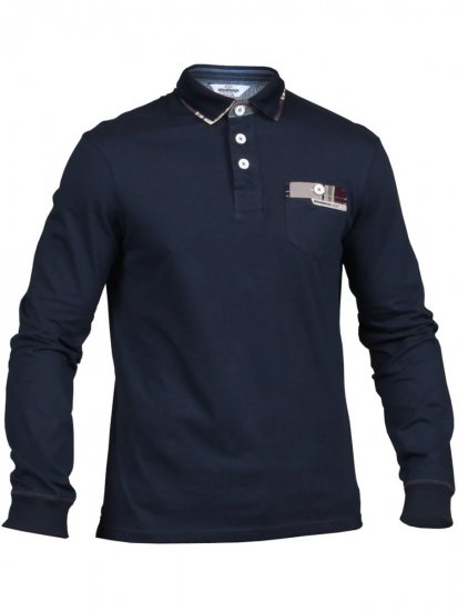 Mish Mash Oak Navy - Polos - Polos homme grande taille