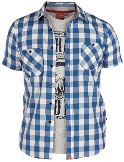 D555 Emerson Tee + Shirt - Chemises - Chemises Grandes Tailles Hommes