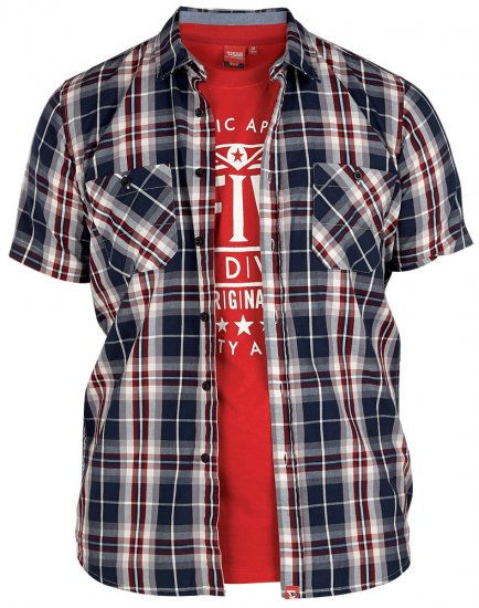 D555 Kennedy Tee + Shirt - Chemises - Chemises Grandes Tailles Hommes