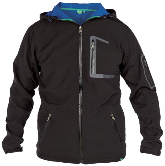 D555 Warren Softshell Jacket - Vestes - Vestes homme grandes tailles