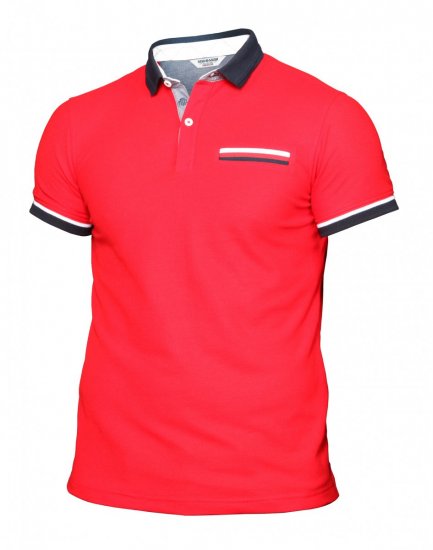Mish Mash Goal Red - Polos - Polos homme grande taille