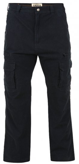 Kam Jeans Cargo pants Black TALL SIZES - VÊTEMENTS HOMME MT-6XLT - Vêtements Tall Homme