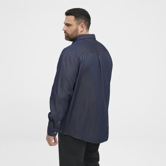 North Latitude 53139 chemise denim bleue - Chemises - Chemises Grandes Tailles Hommes