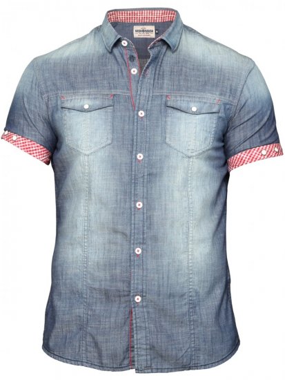 Mish Mash Deano Denim - Chemises - Chemises Grandes Tailles Hommes