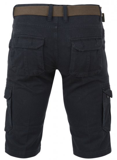 Kam Jeans 379 Shorts Black - Shorts - Shorts hommes grande taille