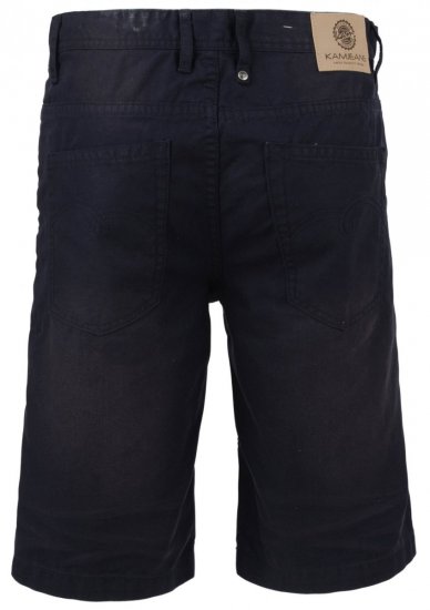Kam Jeans Marco Shorts Black - Shorts - Shorts hommes grande taille