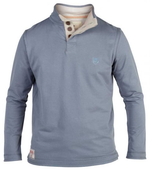 D555 Stanton Top Blue - Sweatshirts & hoodies - Sweatshirts/Hoodies grande taille homme