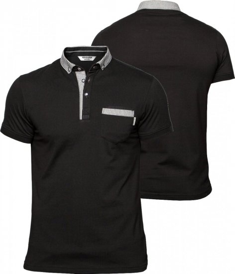 Mish Mash Flame Black - Polos - Polos homme grande taille