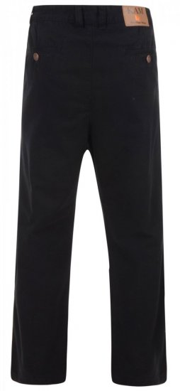 Kam 252 Chino pants Black - Jeans et pantalons - Jeans et Pantalons grande taille 