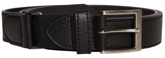 D555 Matthew X-tender belt Black, 4,4cm - Ceintures - Ceintures grandes tailles pour hommes