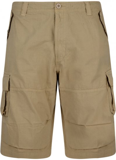 Kam Jeans 386 Cargo Shorts Sand - Shorts - Shorts hommes grande taille