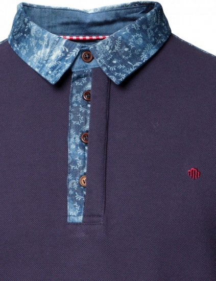 Mish Mash Trafalgar Navy - Polos - Polos homme grande taille