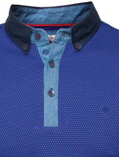 Mish Mash Balham Navy - Polos - Polos homme grande taille