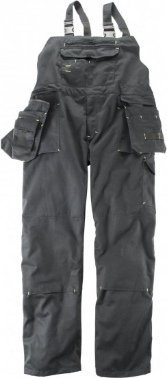 Marc & Mark Work-bib Black - Vêtements de travail - Vêtements de travail grandes tailles