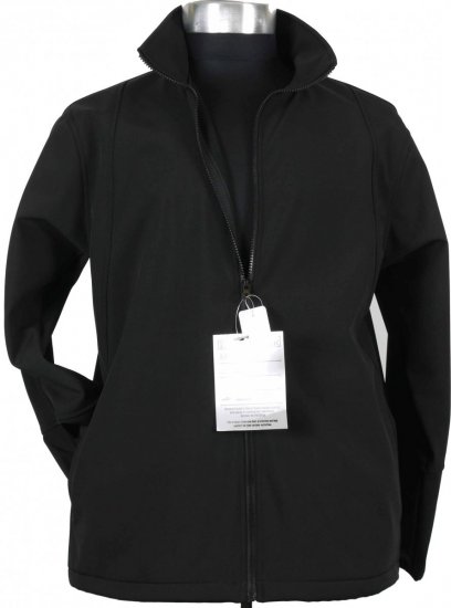 Marc & Mark Arosa Softshell-jacket Black - Vestes - Vestes homme grandes tailles