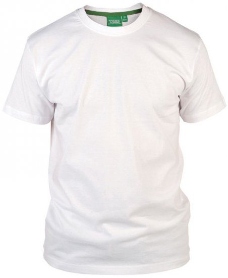 D555 Flyers Crew Neck T-shirt White - T-shirts - T-shirts Homme Grande Taille