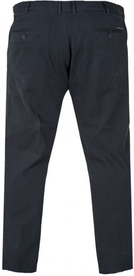 D555 Bruno Stretch Chino pants with Extenda Waist Indigo Blue - Jeans et pantalons - Jeans et Pantalons grande taille 