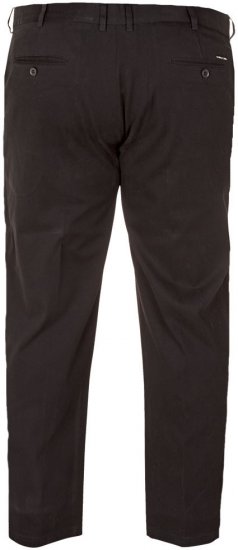 D555 Bruno Stretch Chino pants with Extenda Waist Black - Jeans et pantalons - Jeans et Pantalons grande taille 