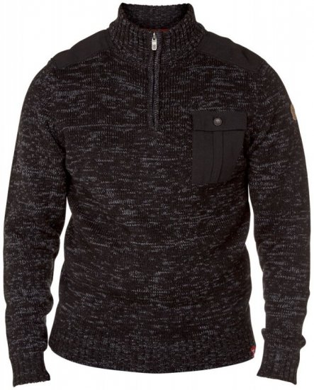 D555 Frost Sweater Black/Grey - Sweatshirts & hoodies - Sweatshirts/Hoodies grande taille homme