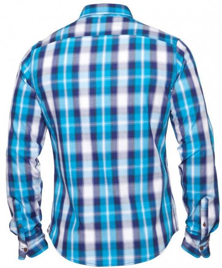 Mish Mash Transit Blue - Chemises - Chemises Grandes Tailles Hommes