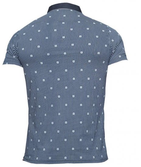 Mish Mash Mirage Navy - Polos - Polos homme grande taille