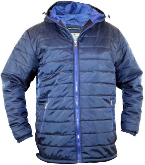 D555 Ardon Jacket Blue - Vestes - Vestes homme grandes tailles