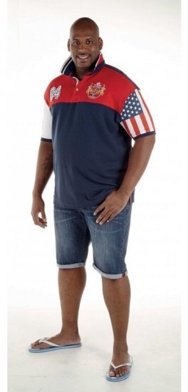 D555 Conway Royal Racing Polo - Polos - Polos homme grande taille