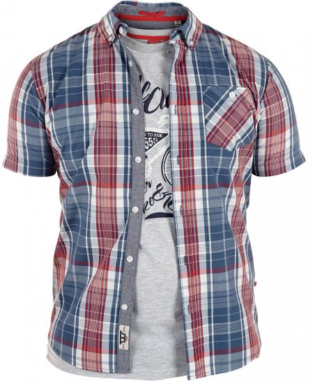 D555 Vincent Tee+Shirt - Chemises - Chemises Grandes Tailles Hommes