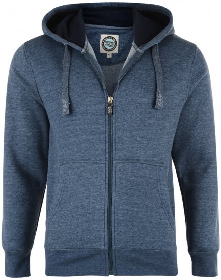 Kam Jeans Hoodie Denim Blue - Sweatshirts & hoodies - Sweatshirts/Hoodies grande taille homme